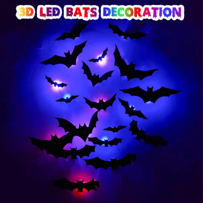 🔥Last Day SAVE 48% OFF🦇3D Bat Design LED Decoration🕷️