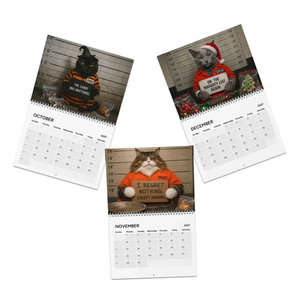 😂 Funny Cat Mugshots 2027 Calendar 📅