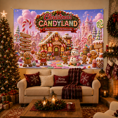 🔥Last 45pcs🎉-🎄Christmas Magic Backdrop Tapestry🎁