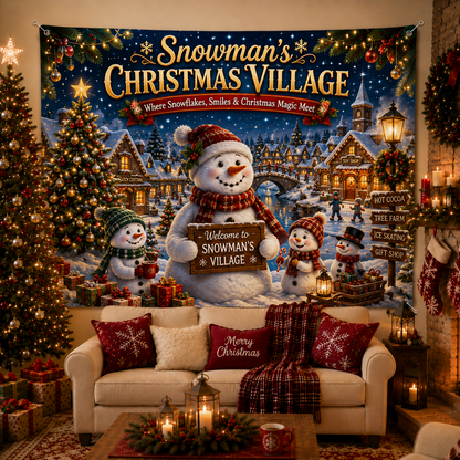 🔥Last 45pcs🎉-🎄Christmas Magic Backdrop Tapestry🎁