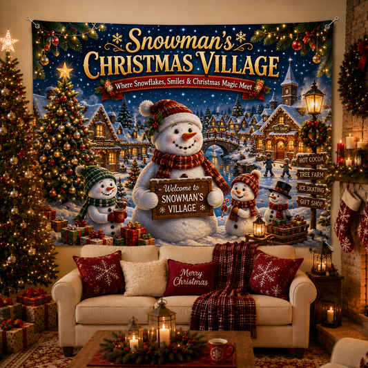 🔥Last 45pcs🎉-🎄Christmas Magic Backdrop Tapestry🎁