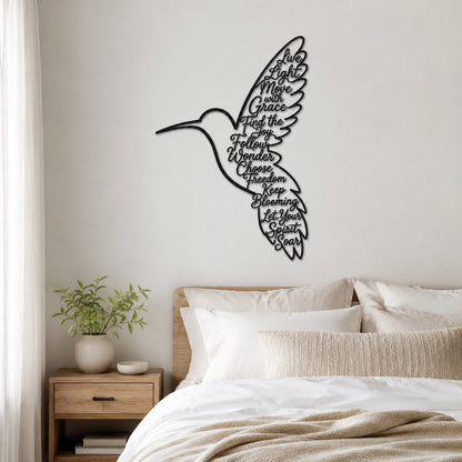 🐦2026 Keep Blooming Hummingbird Wall Art