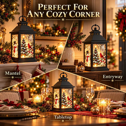 🎄✨ Interchangeable Crystal Lantern™ – Light-Up Holiday Décor