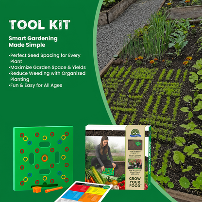 🌱Patented Seed and Seedling Spacer Tool for Bigger Harvests