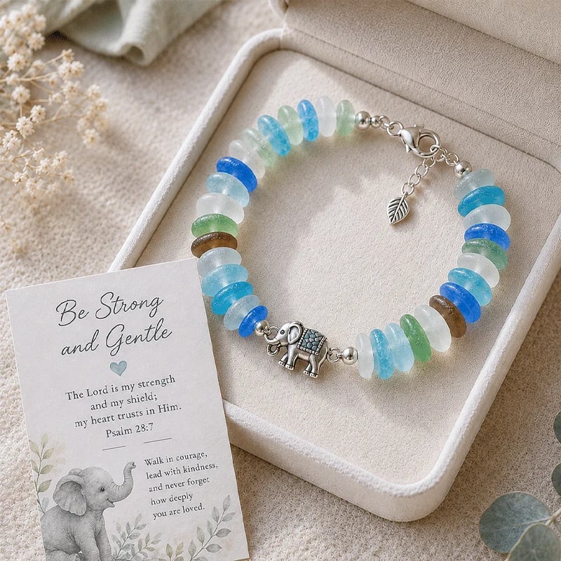 Sea Glass Blessing Bracelet