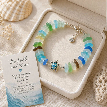 Sea Glass Blessing Bracelet