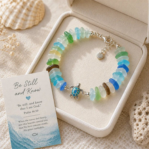 Sea Glass Blessing Bracelet