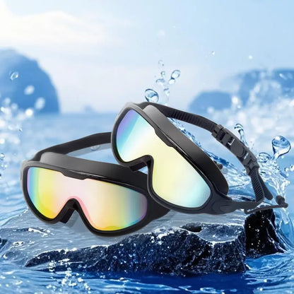 Anti-Fog Wide View Swim Goggles 2 Pack | Clear Vision Underwater