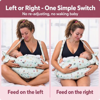 NuzzleNest™ Nursing Pillow for Mom & Baby