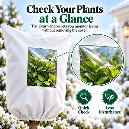 🔥Plant Covers Freeze Protection - Winter Frost Tree Plant Shrub Cloth