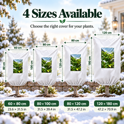 🔥Plant Covers Freeze Protection - Winter Frost Tree Plant Shrub Cloth