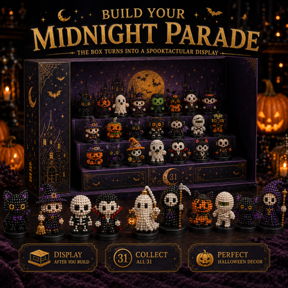 31 Nights of Hollowmoon DIY 3D Jewel Bead Countdown Calendar 🎃✨