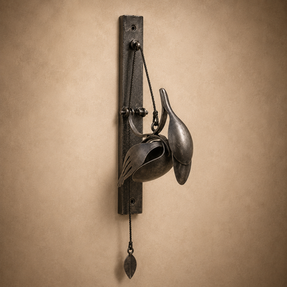 The Iron Woodpecker Door Knocker