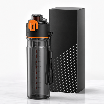 🔥Last Day 49% OFF - 💦 750ML Cooling Mist Water Bottle | Straw & Spray Sports Bottle for Hot Days