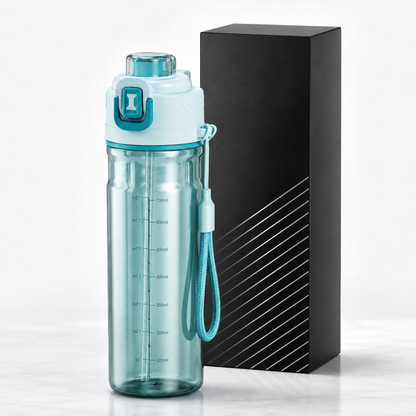 🔥Last Day 49% OFF - 💦 750ML Cooling Mist Water Bottle | Straw & Spray Sports Bottle for Hot Days