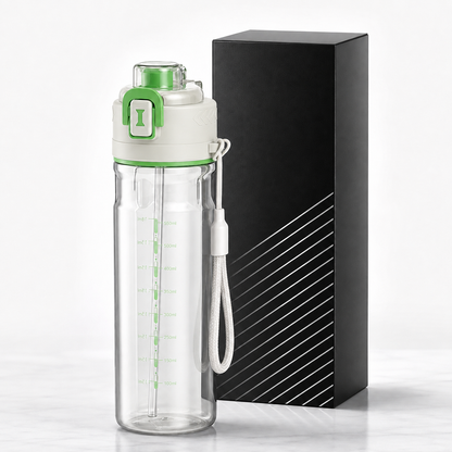 🔥Last Day 49% OFF - 💦 750ML Cooling Mist Water Bottle | Straw & Spray Sports Bottle for Hot Days