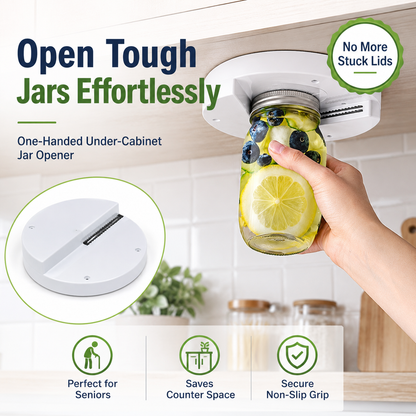 🔥Last Day 49% OFF - One-Handed Under-Cabinet Jar Opener | Open Stubborn Lids With Less Effort