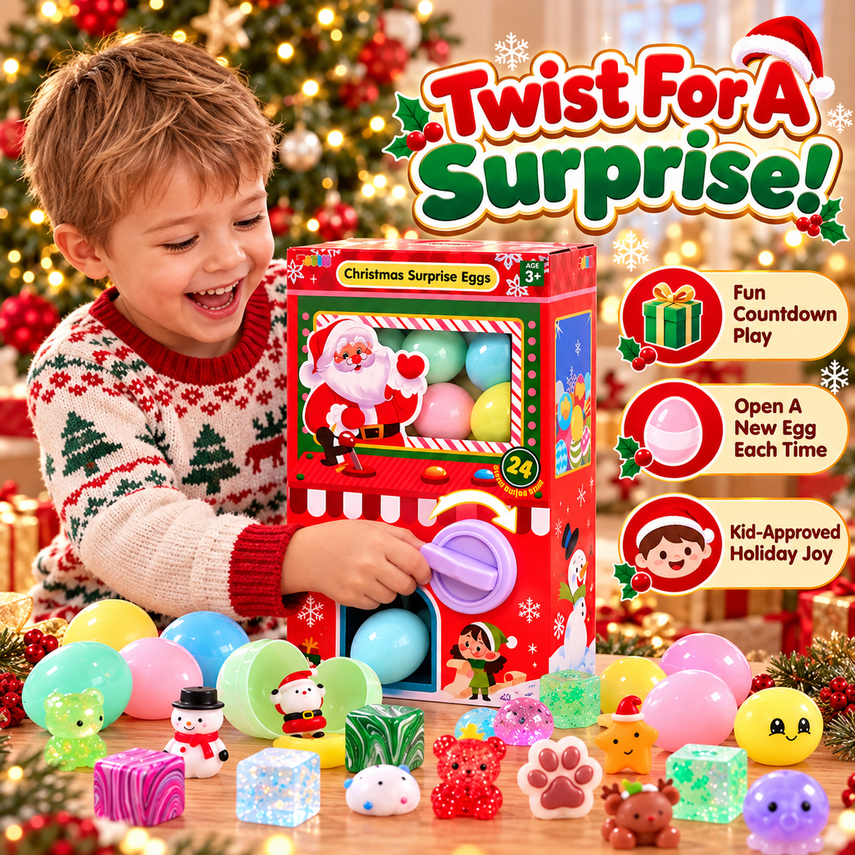 Twist for a Christmas surprise