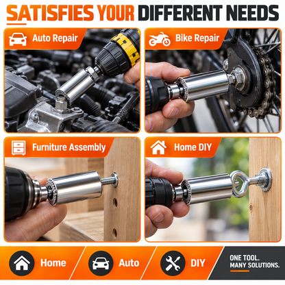 🔥 Universal Self-Adjusting Socket – One Tool Fits Multiple Nuts, Bolts & Fasteners