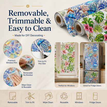 🔥 Limited Time 49% OFF - ✨ Crystal Stained Glass Window Film – Transform Your Windows Into Stunning Art