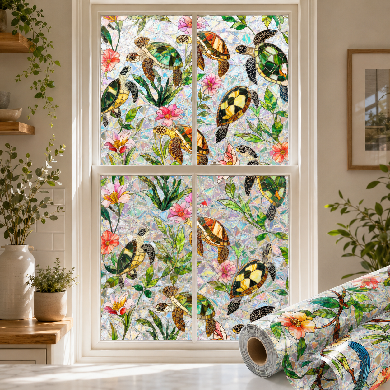 🔥 Limited Time 49% OFF - ✨ Crystal Stained Glass Window Film – Transform Your Windows Into Stunning Art