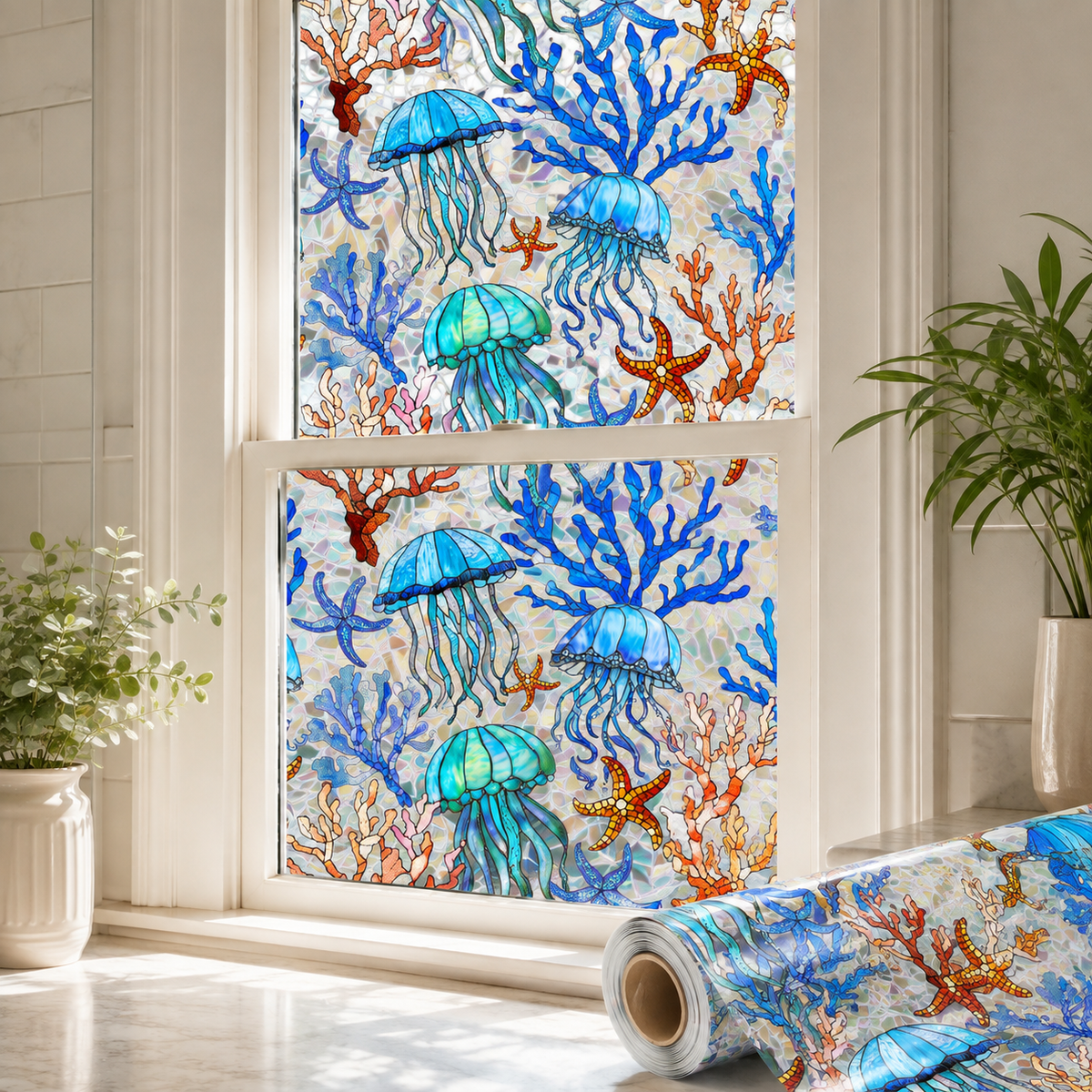 🔥 Limited Time 49% OFF - ✨ Crystal Stained Glass Window Film – Transform Your Windows Into Stunning Art