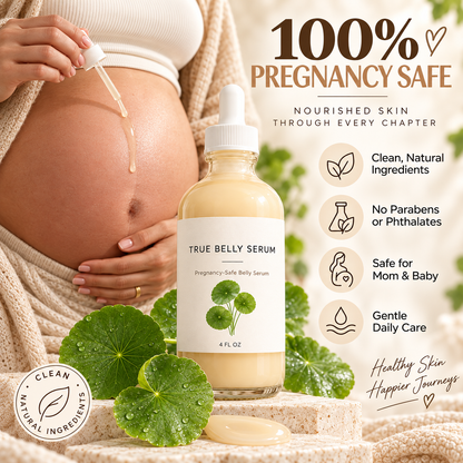 True Belly Serum – Pregnancy Belly Care for Hydration & Skin Elasticity, 4 FL OZ
