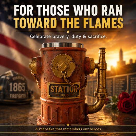 🔥 Limited Time 49% OFF - 🚒 Firefighter Hydrant Mug – A Tribute To Courage, Sacrifice & America’s Heroes