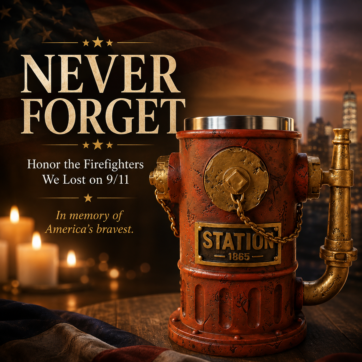 🔥 Limited Time 49% OFF - 🚒 Firefighter Hydrant Mug – A Tribute To Courage, Sacrifice & America’s Heroes