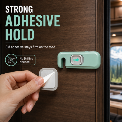 🚐 RV Safety Latch Lock – A Smart Upgrade For Safer Travels, Peace Of Mind & Every Adventure