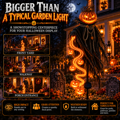 🎃 Halloween Pumpkin Soul Reaper™ Animated Garden Light – Bring Your Yard To Life After Dark