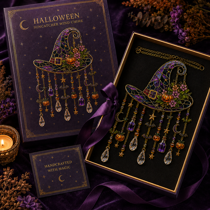 🔥Last Day 49% OFF - Halloween Suncatcher Wind Chime