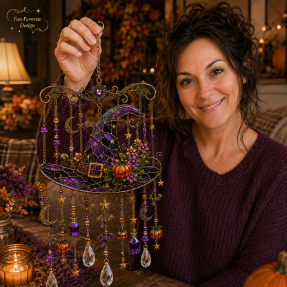 🔥Last Day 49% OFF - Halloween Suncatcher Wind Chime