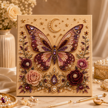 🔥 Last Day 49% OFF – ✨ Gilded Garden Pearl Art DIY Kit – Turn Tiny Pearls into Luxurious Garden Magic