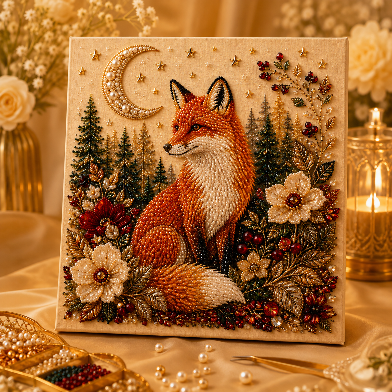 🔥 Last Day 49% OFF – ✨ Gilded Garden Pearl Art DIY Kit – Turn Tiny Pearls into Luxurious Garden Magic