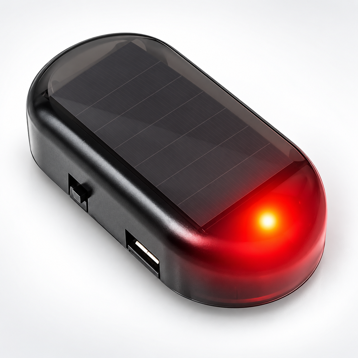 Solar Car Dummy Alarm Light – Auto Night Flashing Security Warning LED