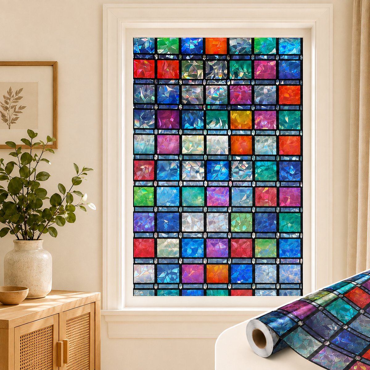 🔥 Limited Time 49% OFF - 🌈 Decorative Window Film | Turn Any Window Into Stunning Stained Glass Art