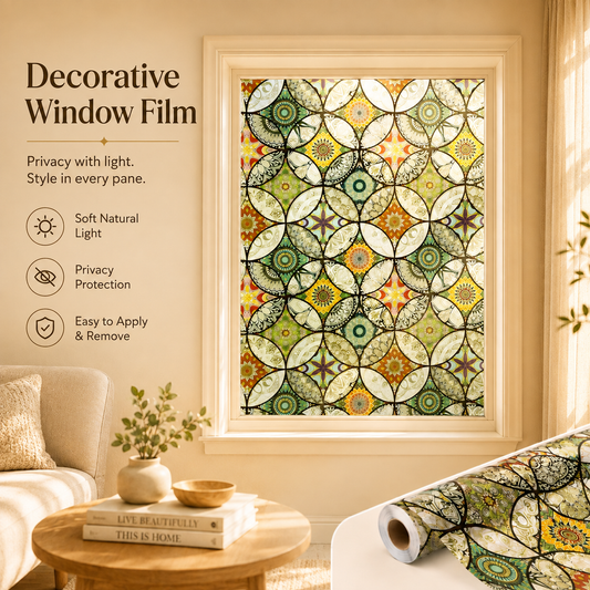 🔥 Limited Time 49% OFF - 🌈 Decorative Window Film | Turn Any Window Into Stunning Stained Glass Art
