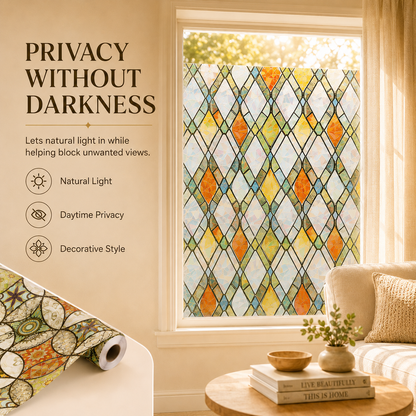🔥 Limited Time 49% OFF - 🌈 Decorative Window Film | Turn Any Window Into Stunning Stained Glass Art