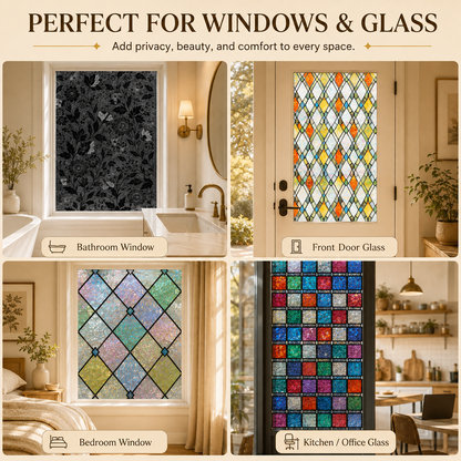 🔥 Limited Time 49% OFF - 🌈 Decorative Window Film | Turn Any Window Into Stunning Stained Glass Art
