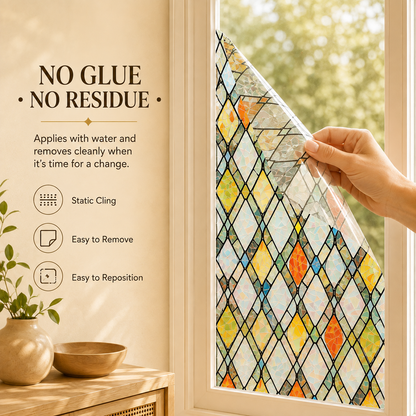 🔥 Limited Time 49% OFF - 🌈 Decorative Window Film | Turn Any Window Into Stunning Stained Glass Art