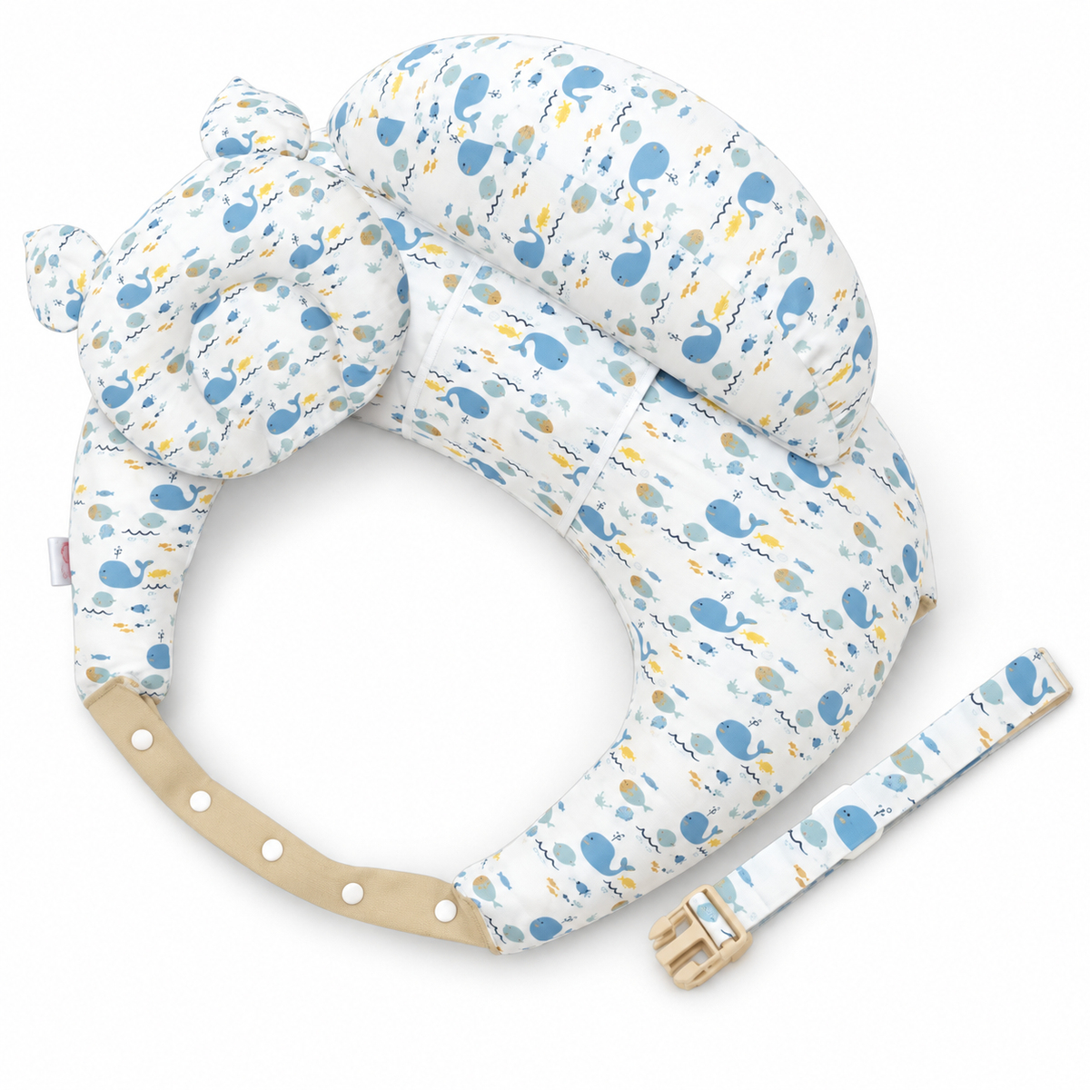 Blue NuzzleNest nursing pillow
