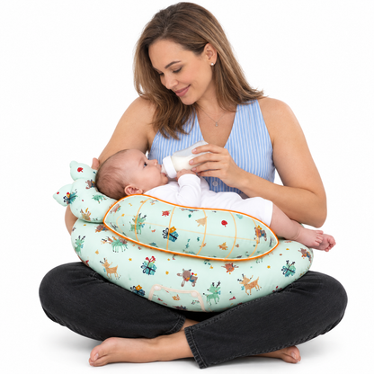 NuzzleNest™ Nursing Pillow for Mom & Baby