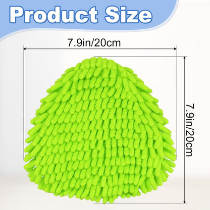 Triangle Chenille Mop Replacement Head – Compatible with O-Cedar & Vileda Spin Mops