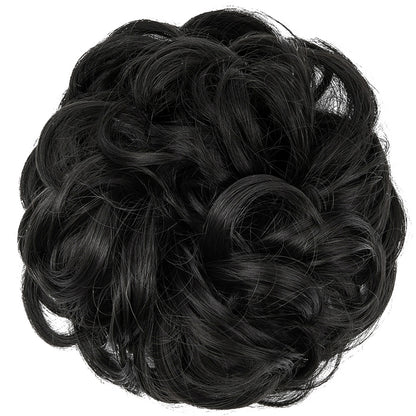 Voluminous Curly Messy Bun Scrunchie for Women