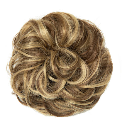 Voluminous Curly Messy Bun Scrunchie for Women