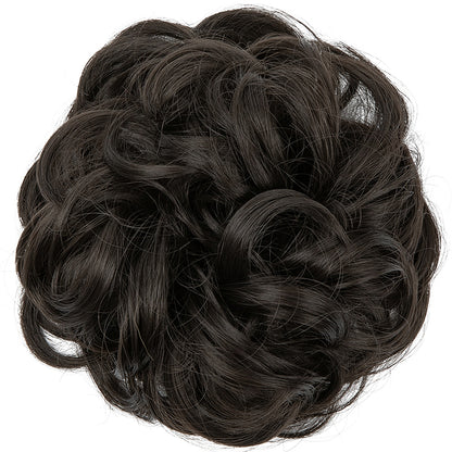 Voluminous Curly Messy Bun Scrunchie for Women