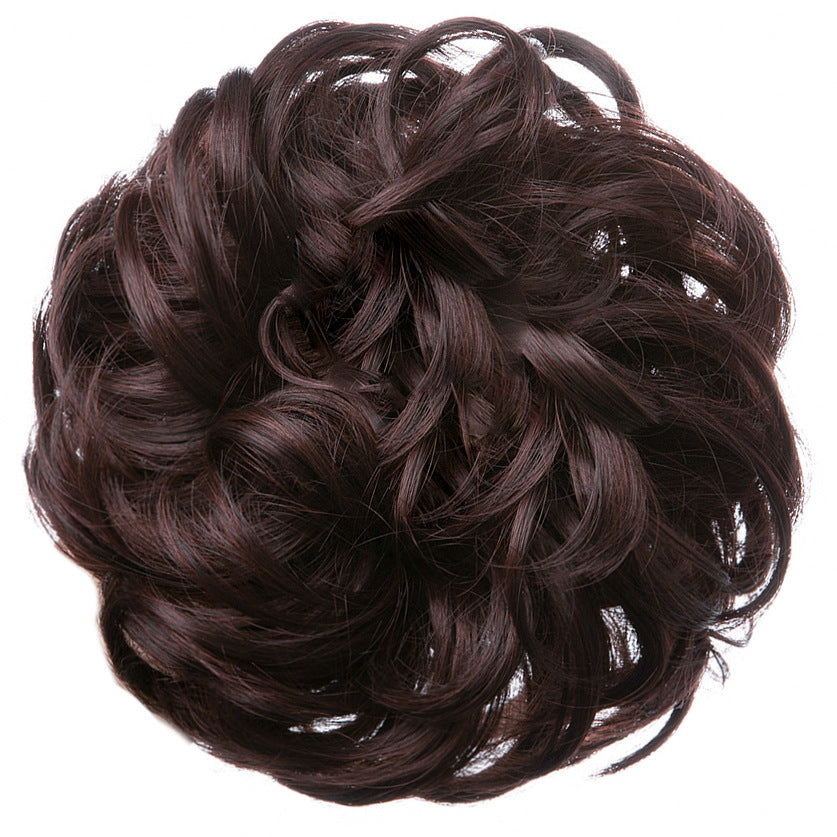 Voluminous Curly Messy Bun Scrunchie for Women