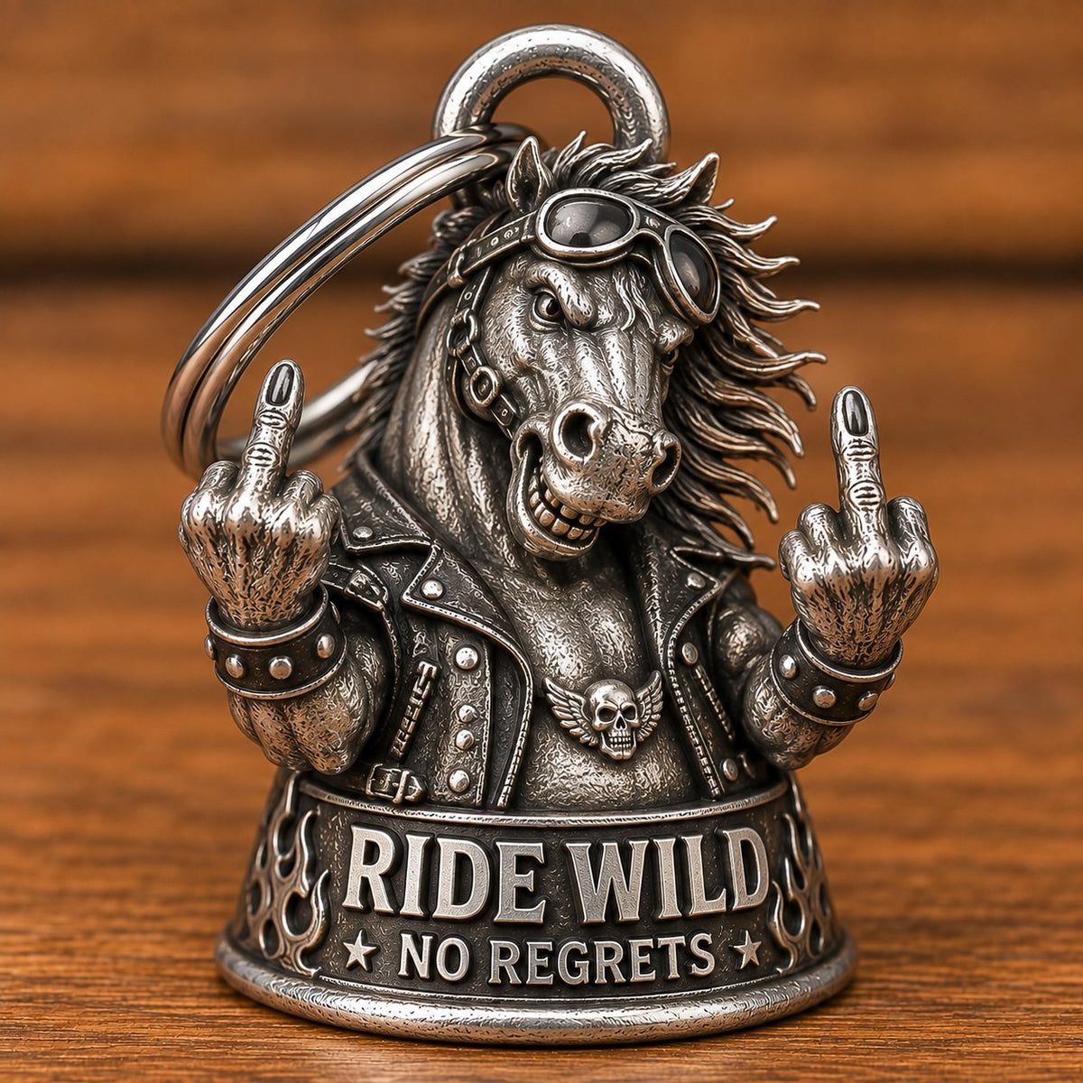🏍️Funny Motorcycle Biker Bells - Crazy Rider Gift For Him🔔