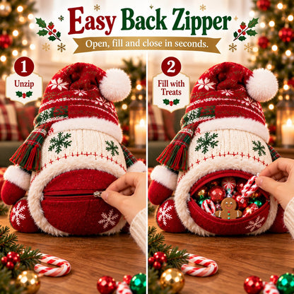 🎅 🎄 Christmas Character Refillable Treat Holder